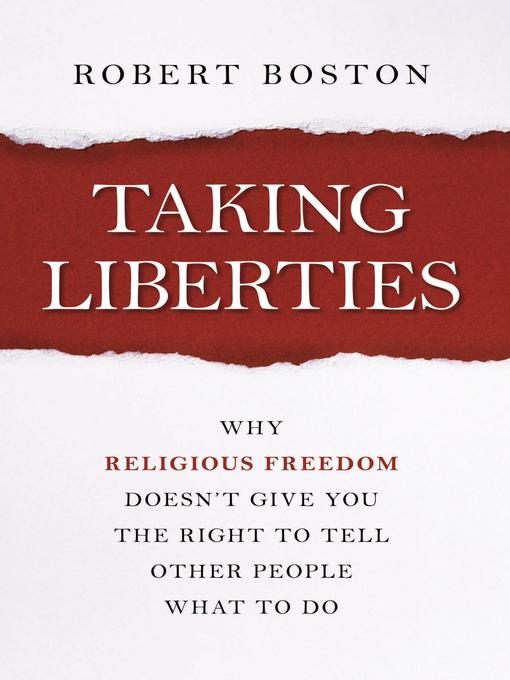 Title details for Taking Liberties by Robert Boston - Available